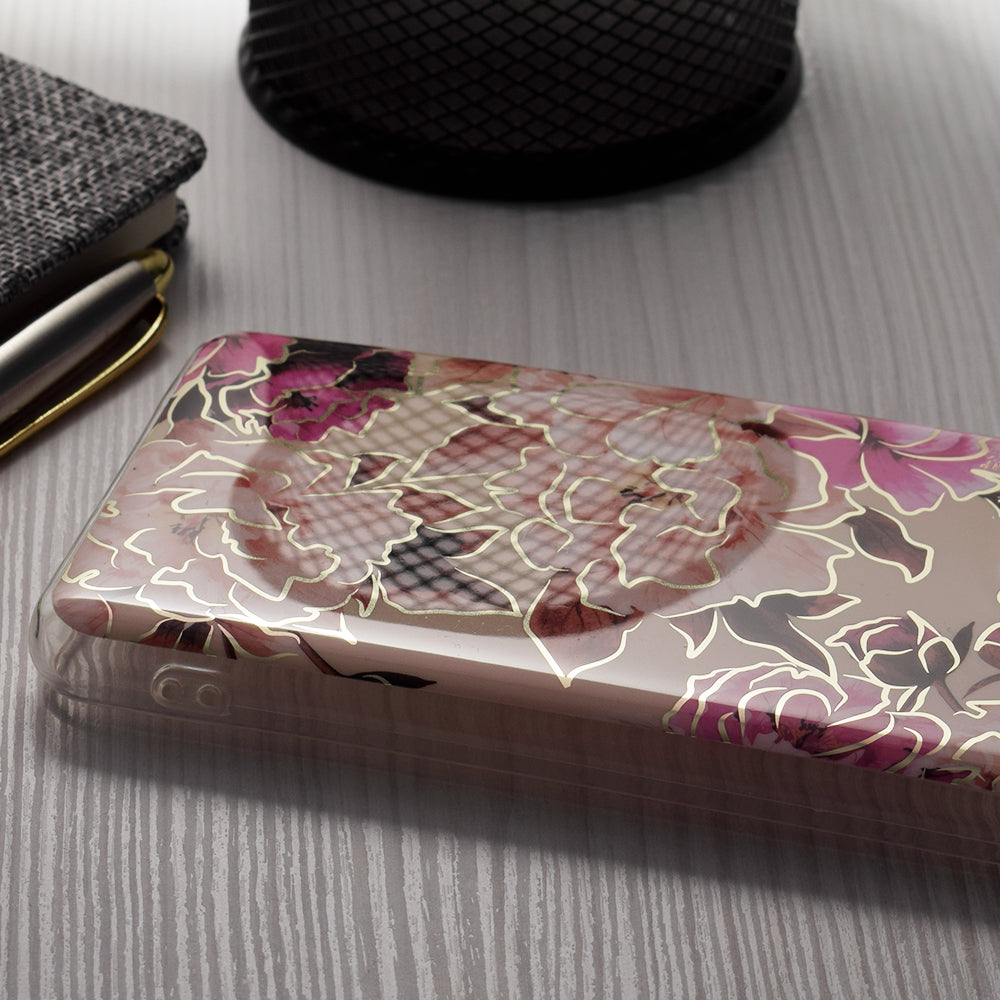 Husa de protectie Techsuit Marble Series compatibila cu Honor X7b 5G, acoperire spate, Chloe White