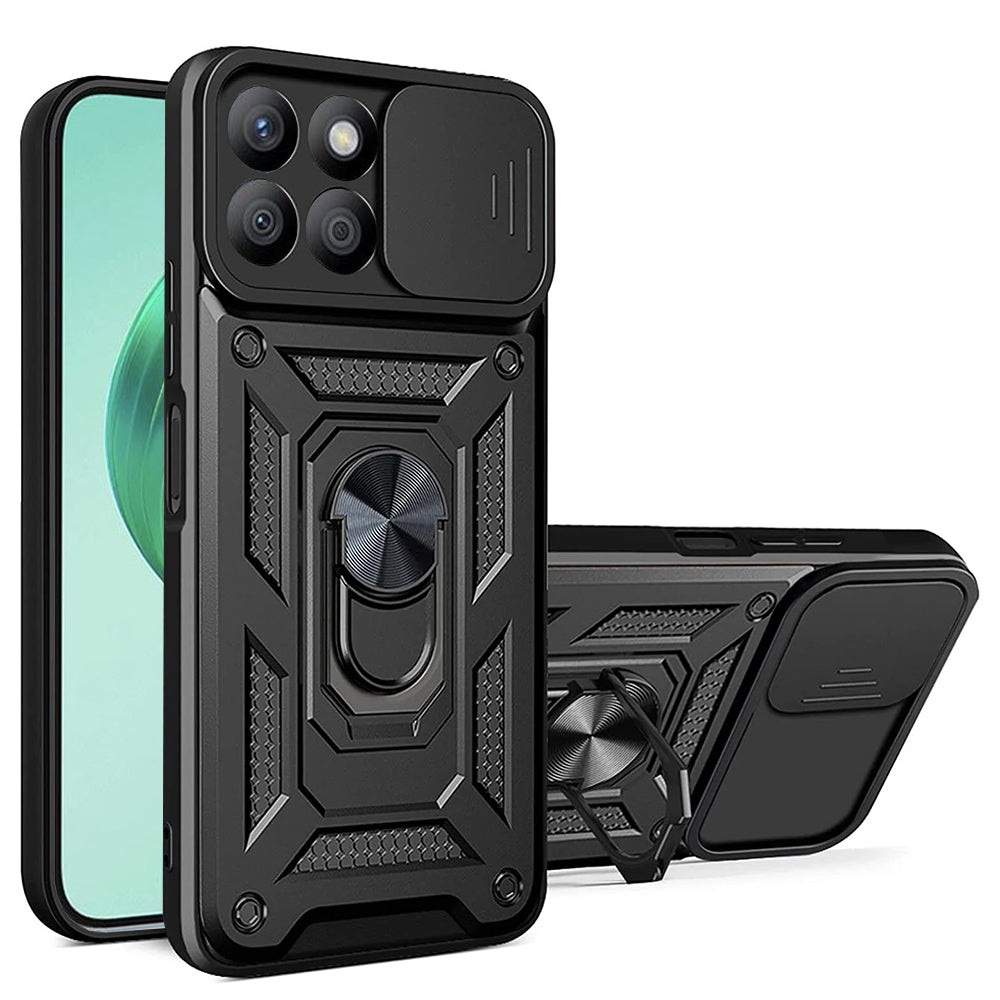 Husa de protectie Techsuit CamShield Series compatibila cu Honor X8b, acoperire spate, negru