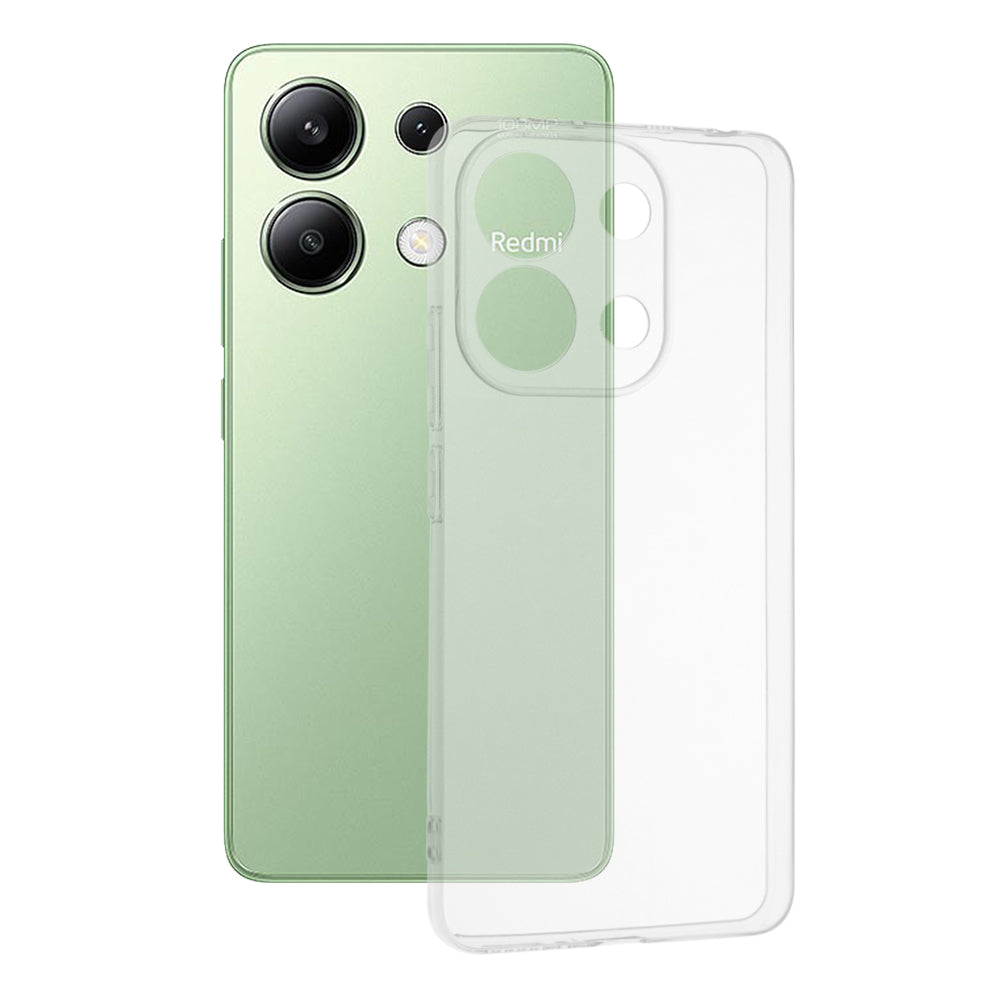 Husa de protectie Techsuit Clear Silicone compatibila cu Xiaomi Redmi Note 13 Pro 4G, acoperire spate, transparent