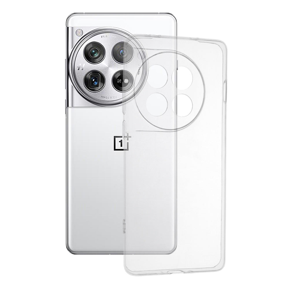 Husa de protectie Techsuit Clear Silicone compatibila cu OnePlus 12R, acoperire spate, transparent
