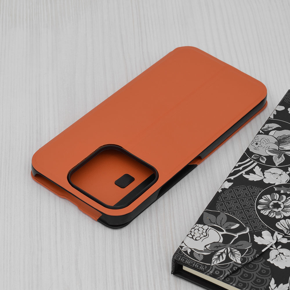 Husa de protectie Techsuit eFold Series compatibila cu Honor X7b 5G, acoperire spate, oranj