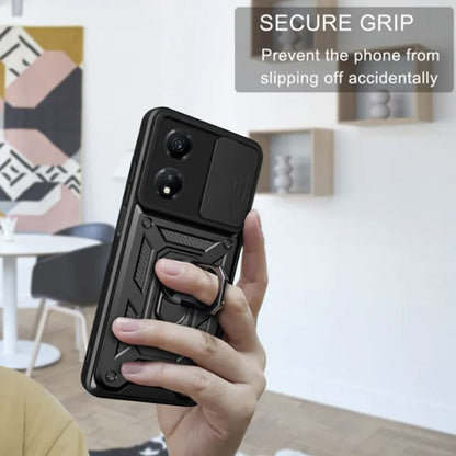 Husa de protectie Techsuit CamShield Series compatibila cu Honor 90 SMART, acoperire spate, negru