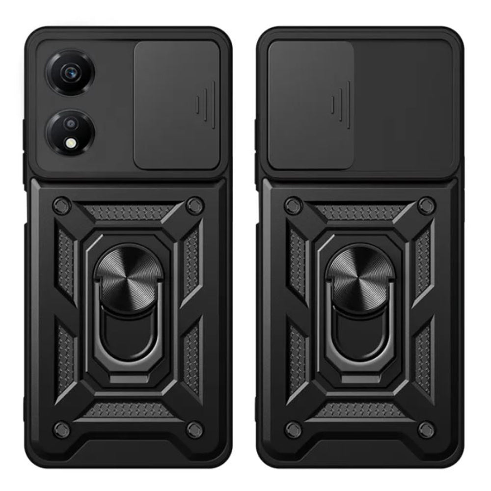 Husa de protectie Techsuit CamShield Series compatibila cu Honor 90 SMART, acoperire spate, negru