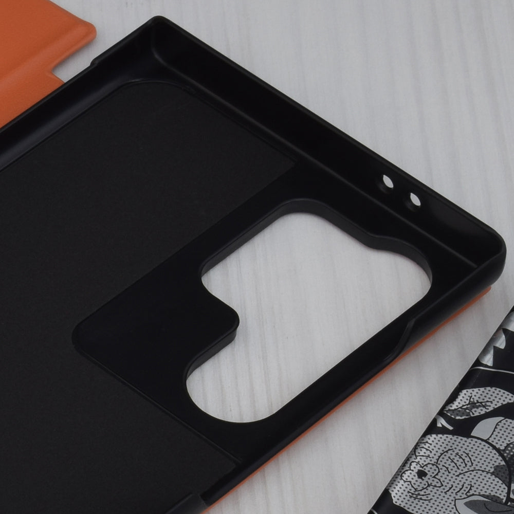 Husa de protectie Techsuit eFold Series compatibila cu Samsung Galaxy S24 Ultra, acoperire spate, oranj