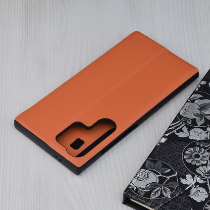Husa de protectie Techsuit eFold Series compatibila cu Samsung Galaxy S24 Ultra, acoperire spate, oranj