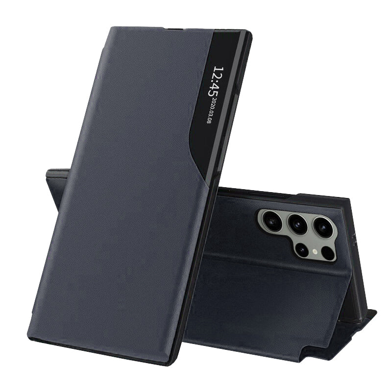 Husa de protectie Techsuit eFold Series compatibila cu Samsung Galaxy S24 Ultra, acoperire spate, albastru