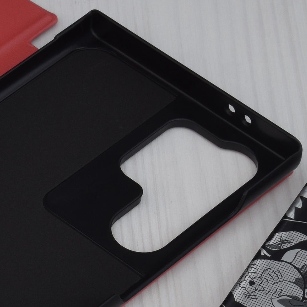 Husa de protectie Techsuit eFold Series compatibila cu Samsung Galaxy S24 Ultra, acoperire spate, rosu