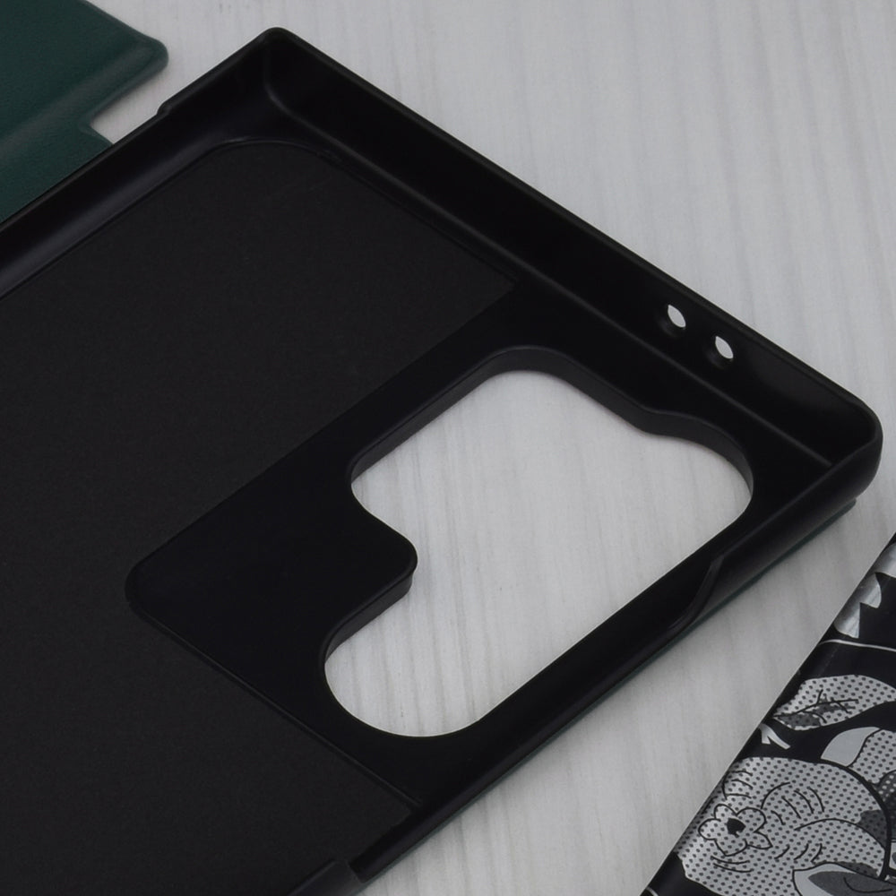 Husa de protectie Techsuit eFold Series compatibila cu Samsung Galaxy S24 Ultra, acoperire spate, verde inchis