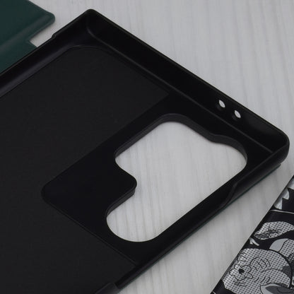 Husa de protectie Techsuit eFold Series compatibila cu Samsung Galaxy S24 Ultra, acoperire spate, verde inchis