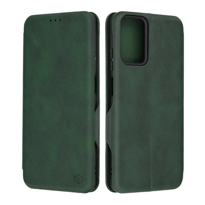 Husa de protectie Techsuit Safe Wallet Plus compatibila cu Motorola Moto G04, acoperire spate, verde