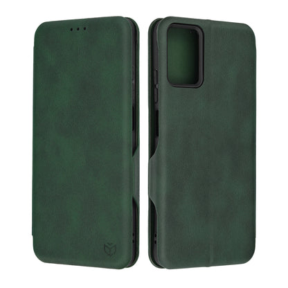 Husa de protectie Techsuit Safe Wallet Plus compatibila cu Motorola Moto G34, acoperire spate, verde