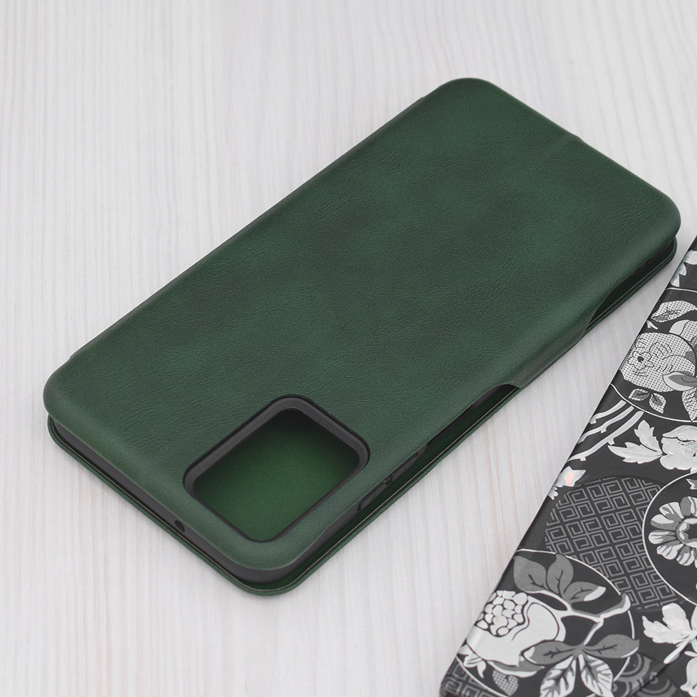Husa de protectie Techsuit Safe Wallet Plus compatibila cu Motorola Moto G34, acoperire spate, verde