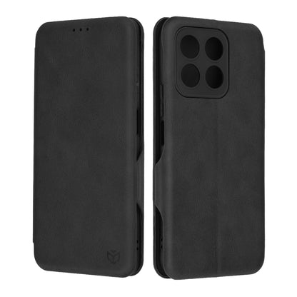 Husa de protectie Techsuit Safe Wallet Plus compatibila cu Honor X8b, acoperire spate, negru