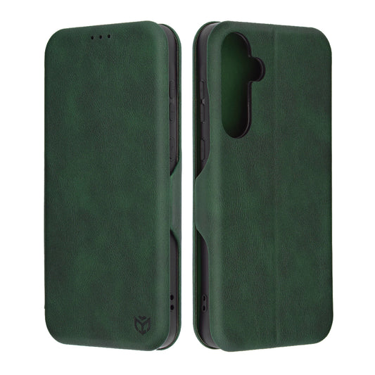 Husa de protectie Techsuit Safe Wallet Plus compatibila cu Samsung Galaxy A55 5G, acoperire spate, verde