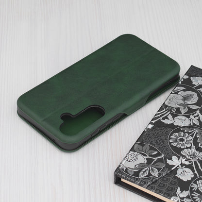 Husa de protectie Techsuit Safe Wallet Plus compatibila cu Samsung Galaxy A55 5G, acoperire spate, verde
