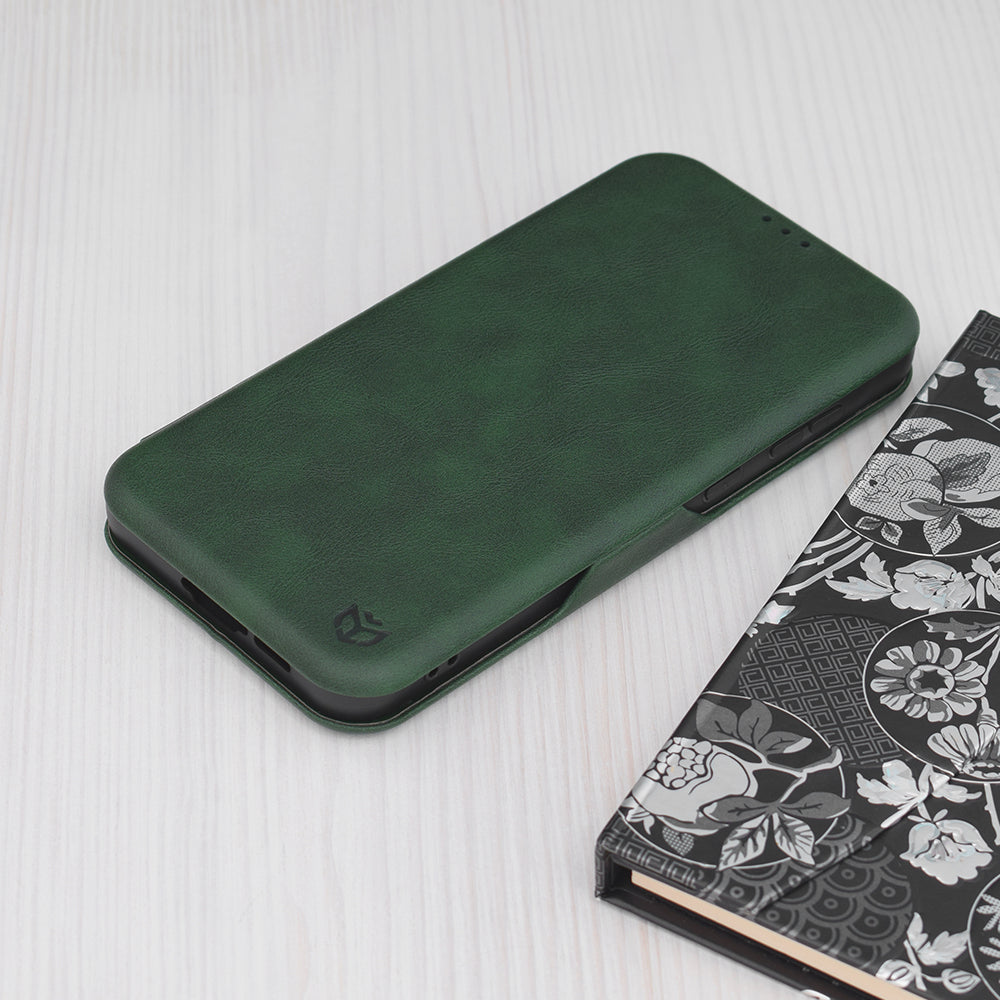 Husa de protectie Techsuit Safe Wallet Plus compatibila cu Samsung Galaxy A50, acoperire spate, negru