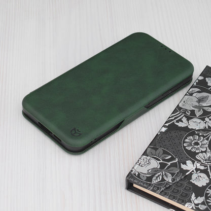 Husa de protectie Techsuit Safe Wallet Plus compatibila cu Samsung Galaxy A50, acoperire spate, negru