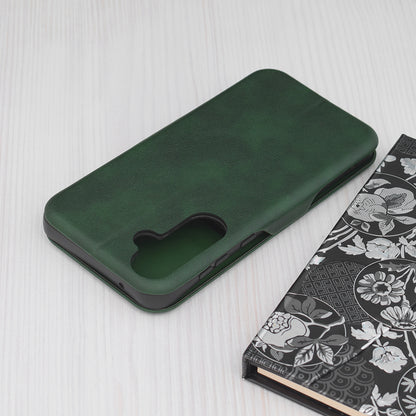 Husa de protectie Techsuit Safe Wallet Plus compatibila cu Samsung Galaxy A50, acoperire spate, negru