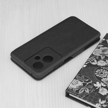 Husa de protectie Techsuit Safe Wallet Plus compatibila cu Oppo A79 5G, acoperire spate, negru