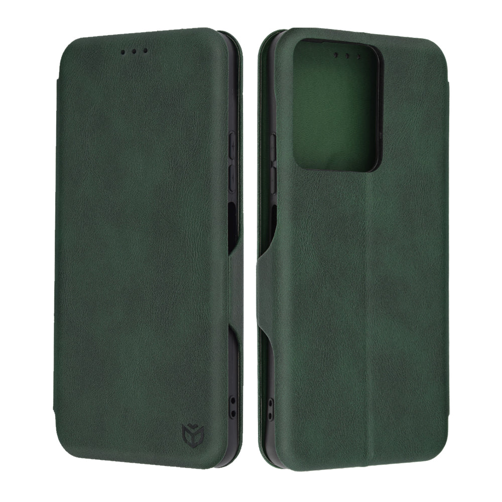 Husa de protectie Techsuit Safe Wallet Plus compatibila cu Xiaomi Redmi Note 10 Pro Max, acoperire spate, negru