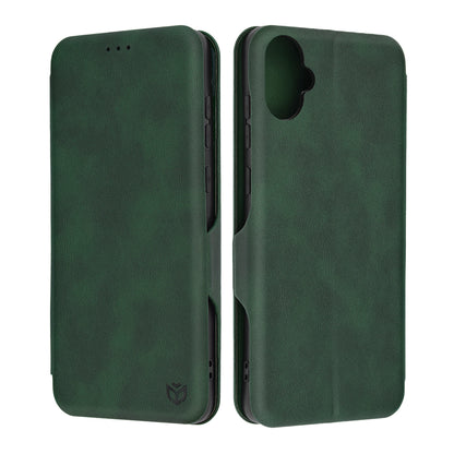 Husa de protectie Techsuit Safe Wallet Plus compatibila cu Samsung Galaxy A05, acoperire spate, verde