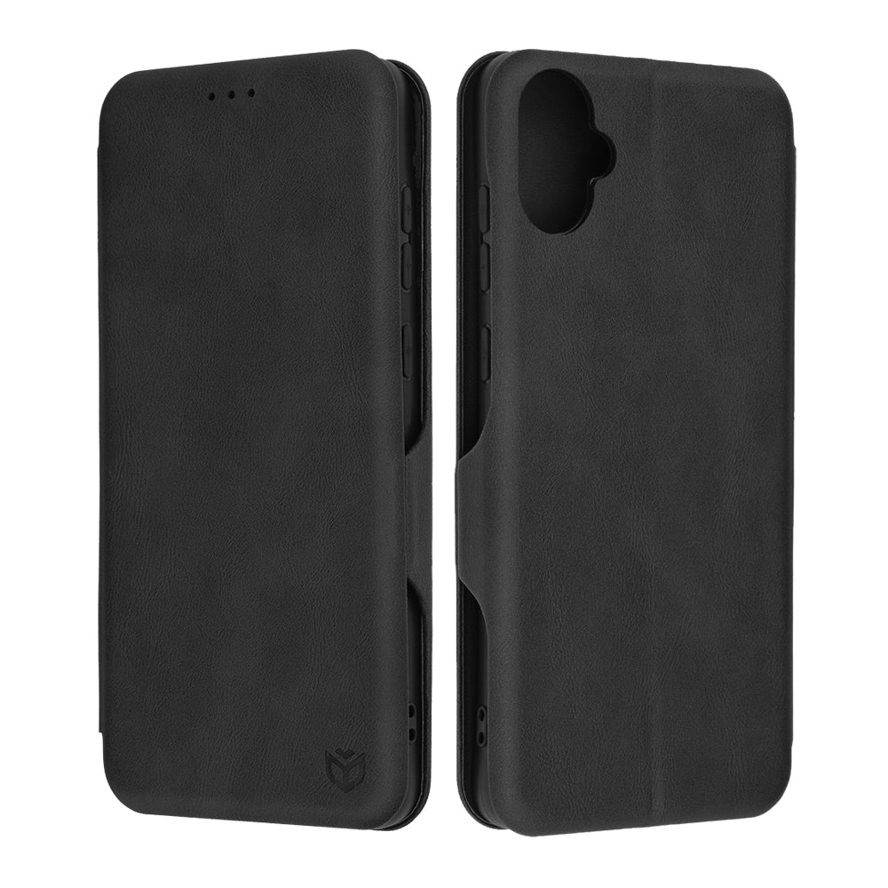 Husa de protectie Techsuit Safe Wallet Plus compatibila cu Samsung Galaxy A05, acoperire spate, negru