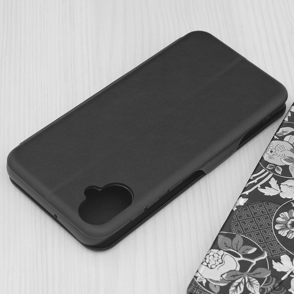Husa de protectie Techsuit Safe Wallet Plus compatibila cu Samsung Galaxy A05, acoperire spate, negru