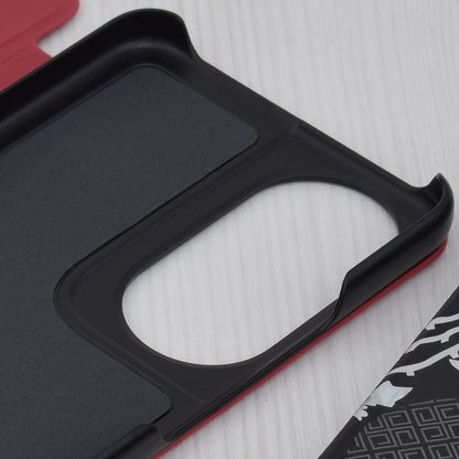 Husa de protectie Techsuit eFold Series compatibila cu Honor Magic5 Lite, acoperire spate, rosu