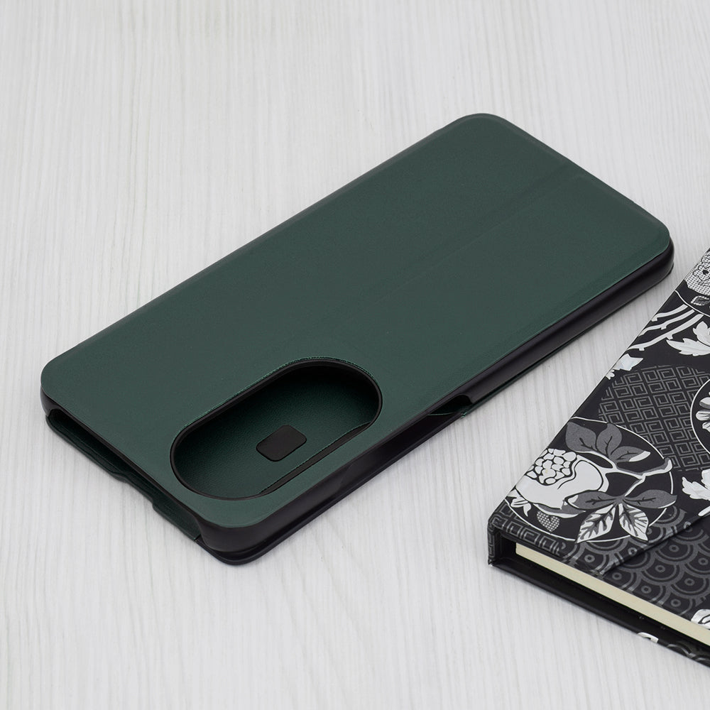 Husa de protectie Techsuit eFold Series compatibila cu Honor Magic6 Lite, acoperire spate, verde inchis