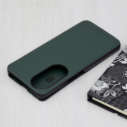 Husa de protectie Techsuit eFold Series compatibila cu Honor Magic6 Lite, acoperire spate, verde inchis