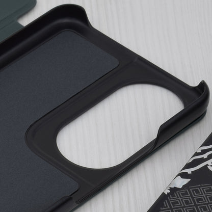 Husa de protectie Techsuit eFold Series compatibila cu Honor Magic5 Lite, acoperire spate, verde inchis