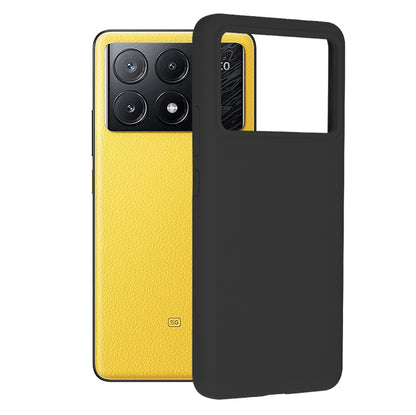 Husa de protectie Techsuit Soft Edge Silicone compatibila cu Xiaomi Poco X6 Pro, acoperire spate, negru