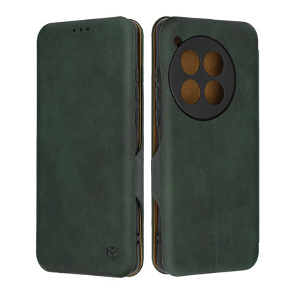 Husa de protectie Techsuit Safe Wallet Plus compatibila cu OnePlus 12, acoperire spate, verde