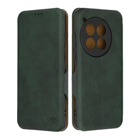 Husa de protectie Techsuit Safe Wallet Plus compatibila cu OnePlus 12, acoperire spate, verde