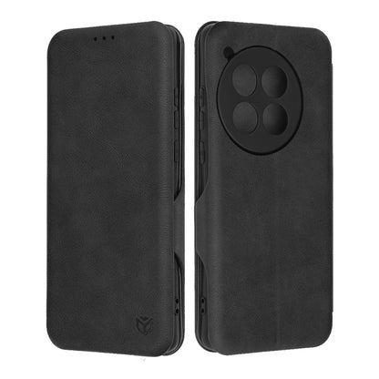 Husa de protectie Techsuit Safe Wallet Plus compatibila cu OnePlus 12, acoperire spate, negru