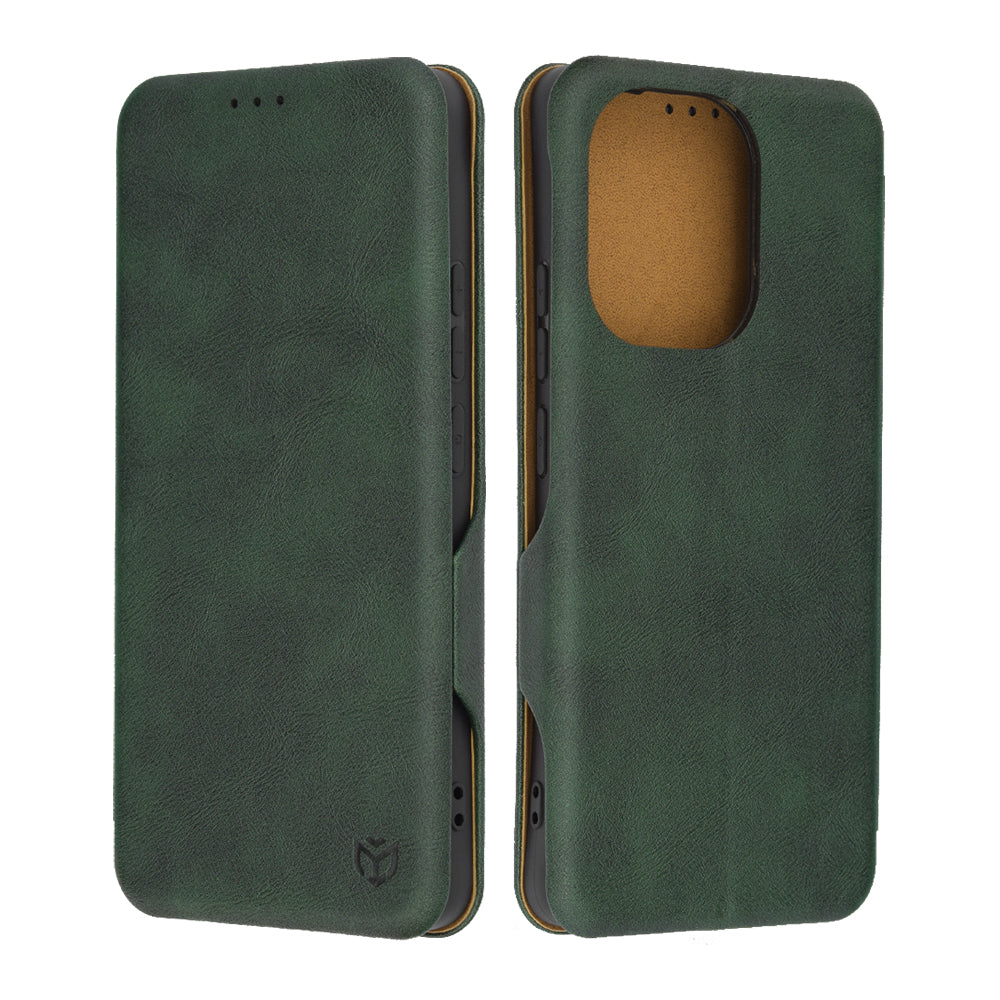 Husa de protectie Techsuit Safe Wallet Plus compatibila cu Xiaomi Redmi Note 13 4G, acoperire spate, verde