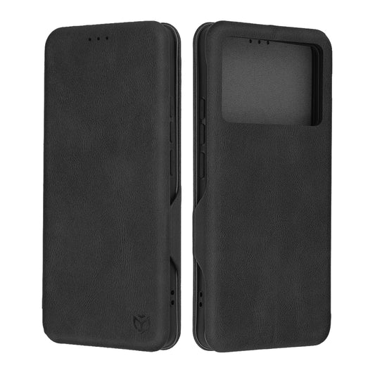 Husa de protectie Techsuit Safe Wallet Plus compatibila cu Xiaomi Poco X6 Pro, acoperire spate, negru