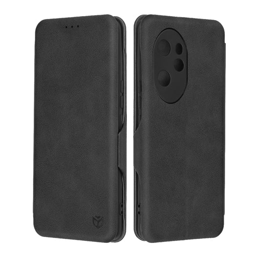 Husa de protectie Techsuit Safe Wallet Plus compatibila cu Honor 100 Pro, acoperire spate, negru