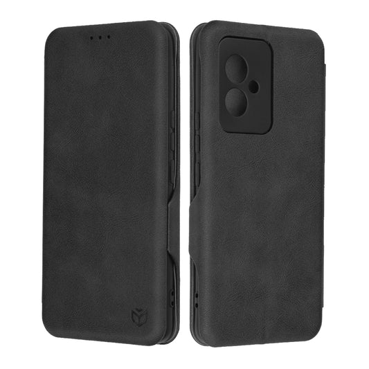 Husa de protectie Techsuit Safe Wallet Plus compatibila cu Honor 100, acoperire spate, negru