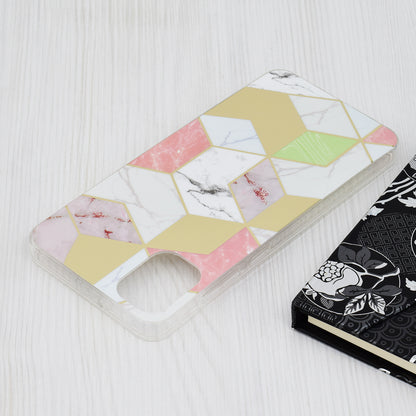 Husa de protectie Techsuit Marble Series compatibila cu Samsung Galaxy A05, acoperire spate, Purple Hex
