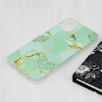 Husa de protectie Techsuit Marble Series compatibila cu Samsung Galaxy A05, acoperire spate, Green Hex
