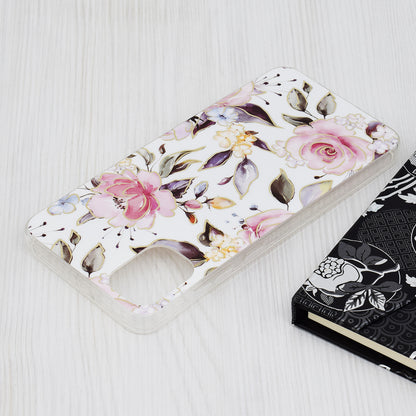 Husa de protectie Techsuit Marble Series compatibila cu Samsung Galaxy A05, acoperire spate, Chloe White