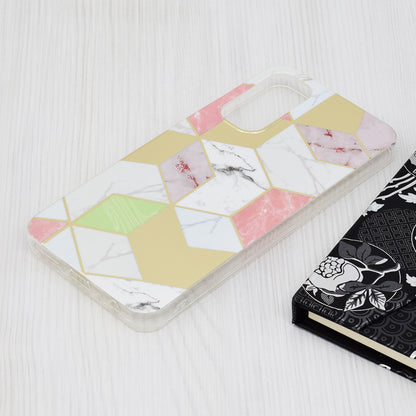 Husa de protectie Techsuit Marble Series compatibila cu Samsung Galaxy A05s, acoperire spate, Purple Hex