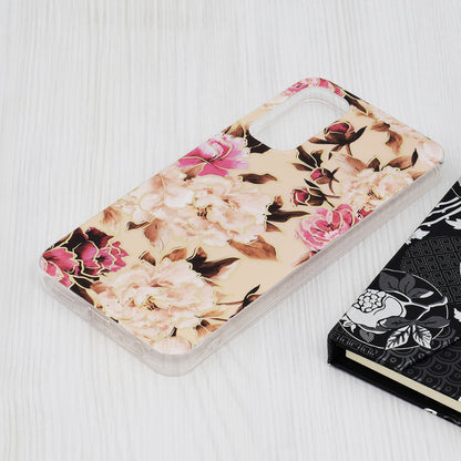 Husa de protectie Techsuit Marble Series compatibila cu Samsung Galaxy A05s, acoperire spate, Mary, Berry Nude