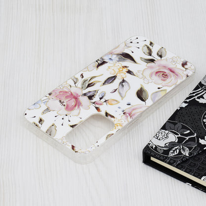 Husa de protectie Techsuit Marble Series compatibila cu Samsung Galaxy A15 5G, acoperire spate, Chloe White