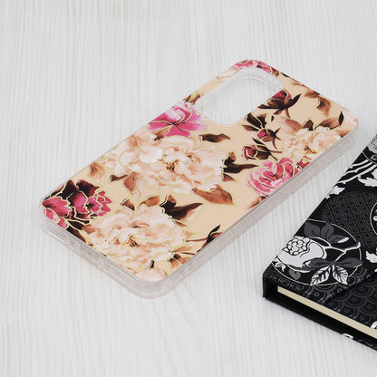 Husa de protectie Techsuit Marble Series compatibila cu Samsung Galaxy A35 5G, acoperire spate, Mary, Berry Nude