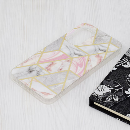 Husa de protectie Techsuit Marble Series compatibila cu Samsung Galaxy A35 5G, acoperire spate, Pink Hex