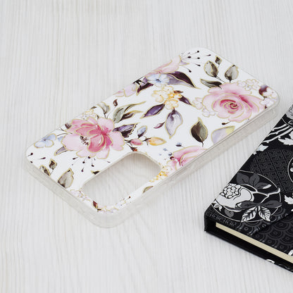 Husa de protectie Techsuit Marble Series compatibila cu Samsung Galaxy A35 5G, acoperire spate, Chloe White