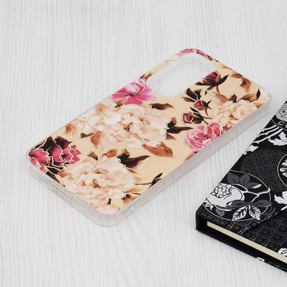 Husa de protectie Techsuit Marble Series compatibila cu Samsung Galaxy A55 5G, acoperire spate, Mary, Berry Nude