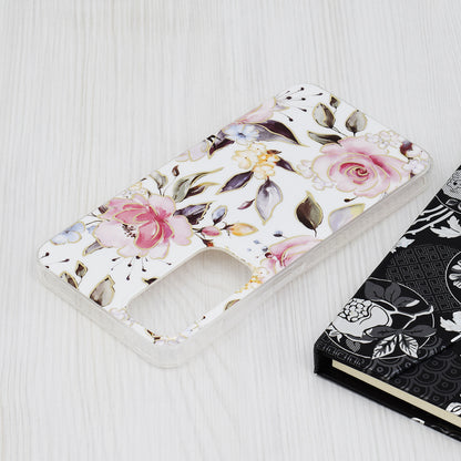 Husa de protectie Techsuit Marble Series compatibila cu Samsung Galaxy A55 5G, acoperire spate, Chloe White